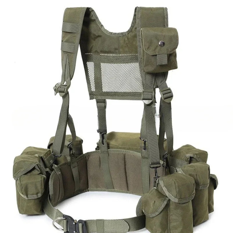 New Russian Camo M-1 Carrying Waistband Combination Set Russian Emr Small Green Man Chest Hanging Tactical Tank Top Combination