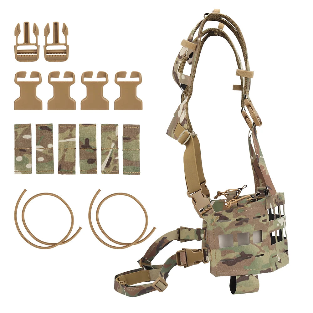 JPC Tactical Vest SPC Chest Rigs Lightweight MOLLE Militar Hunting Airsoft Assault Vest Multi-functional Load Carriage Platform