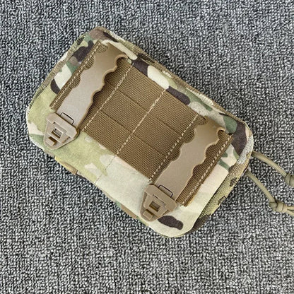Tactical Admin Pouch Multicam EDC Molle Map Pouch Airsoft Combat Gear Hunting Multi-function Survival Tool Storage Waist Bag