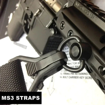 Ms3 Sling Multi-Mission Sling Strap Outdoor Ar Ak Rifle Universal Qd Sling Tactical Adustable Nylon Rope