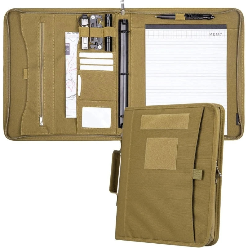 Leather Notebook Cover Featuring Carry Handle for Outdoor Enthusiasts and Professionals