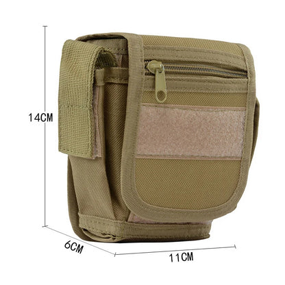 Men Tactical Molle Pouch Belt Waist Pack Bag Small Pocket Outdoor Waist Pack Running Pouch Travel Camping Pocket Hunting Bag