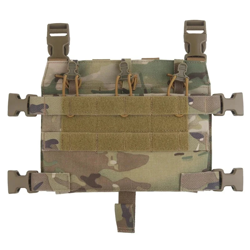 Tactical R Series Triple Mag Plate Jump Flap Pouch 5.56 Mag Holder For M4 Front Panel Plate Carrier Chest Rig Vest Outdoor