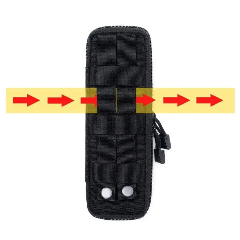 Tactical Molle Multi-Functional Edc Knife Set Nylon Knife Pouch Suitable Outdoor Activities Hiking Hunting Accessories