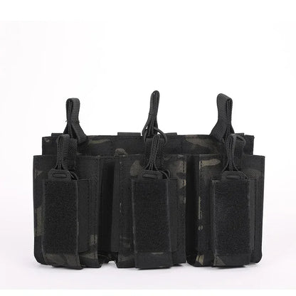 New Mother Child Triple Pack Attachment Pistol Magazine Bag Field Tank Top Multi functional Hanging Bag Outdoor Storage Bag