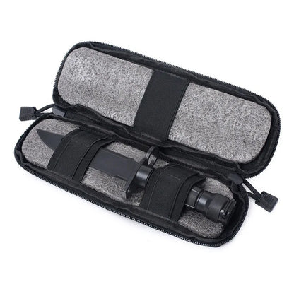 Tactical Molle Knives Pouch EDC Tool Knife Holder Bag Outdoor Sports Hiking Camping Hunting Flashlight Holster Small Waist Bag
