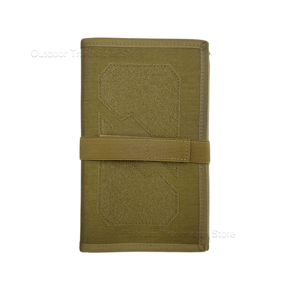 Tactical Patch Display Portable Foldable Portable Patch Board Panel Holder Hook and Loop Storage Booklet Organizer