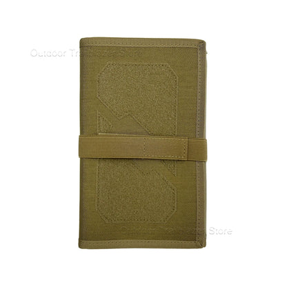 Tactical Patch Display Portable Foldable Portable Patch Board Panel Holder Hook and Loop Storage Booklet Organizer