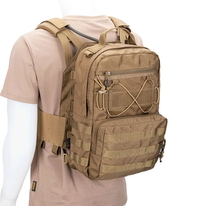 Tactical Hydration Backpack 15L Bladder Bag Hiking Biking Running Backpacks Molle Camping Men's Backpacks(No Water Bag Included)