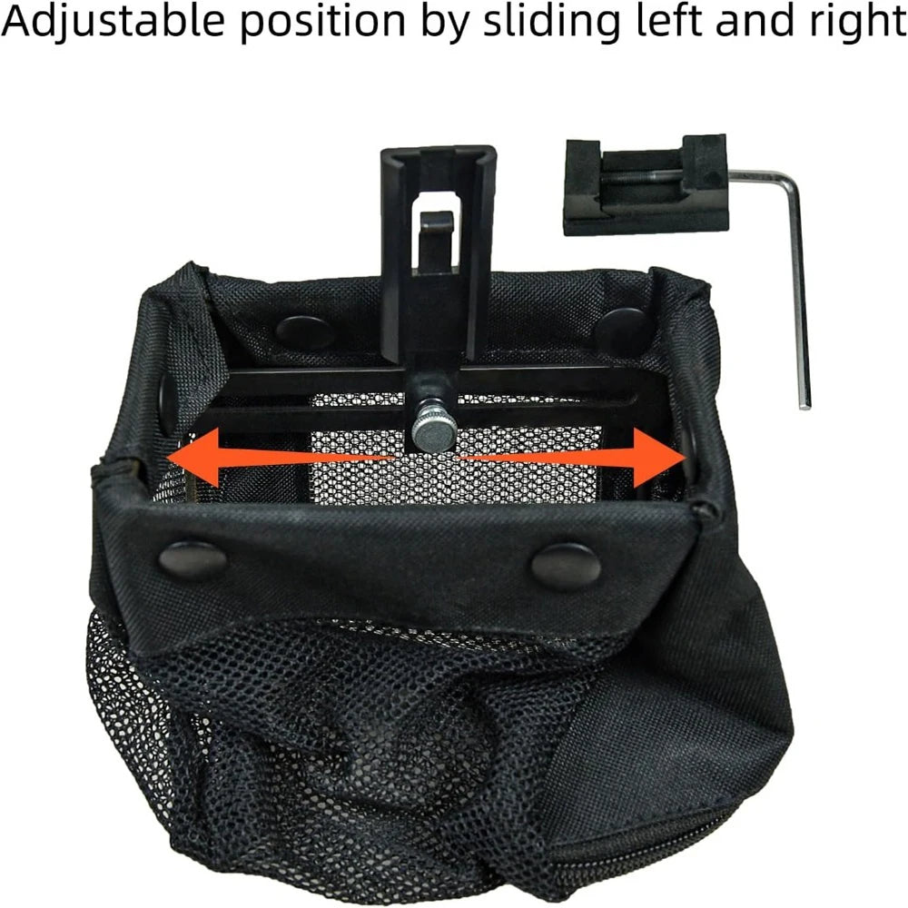 Brass Catcher Heat Resistant Steel Mesh Thickened Nylon Shell Catcher Net with 5 Pic Rail Fixers Mountable Quick