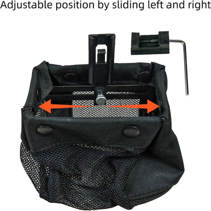 Brass Catcher Heat Resistant Steel Mesh Thickened Nylon Shell Catcher Net with 5 Pic Rail Fixers Mountable Quick