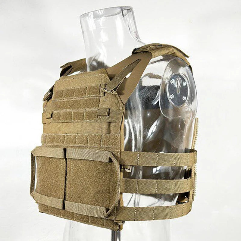 500D Fabric JPC2.0 Outdoor Tactical Vest Lightweight MOLLE Panel Insert Practical Modular Vest