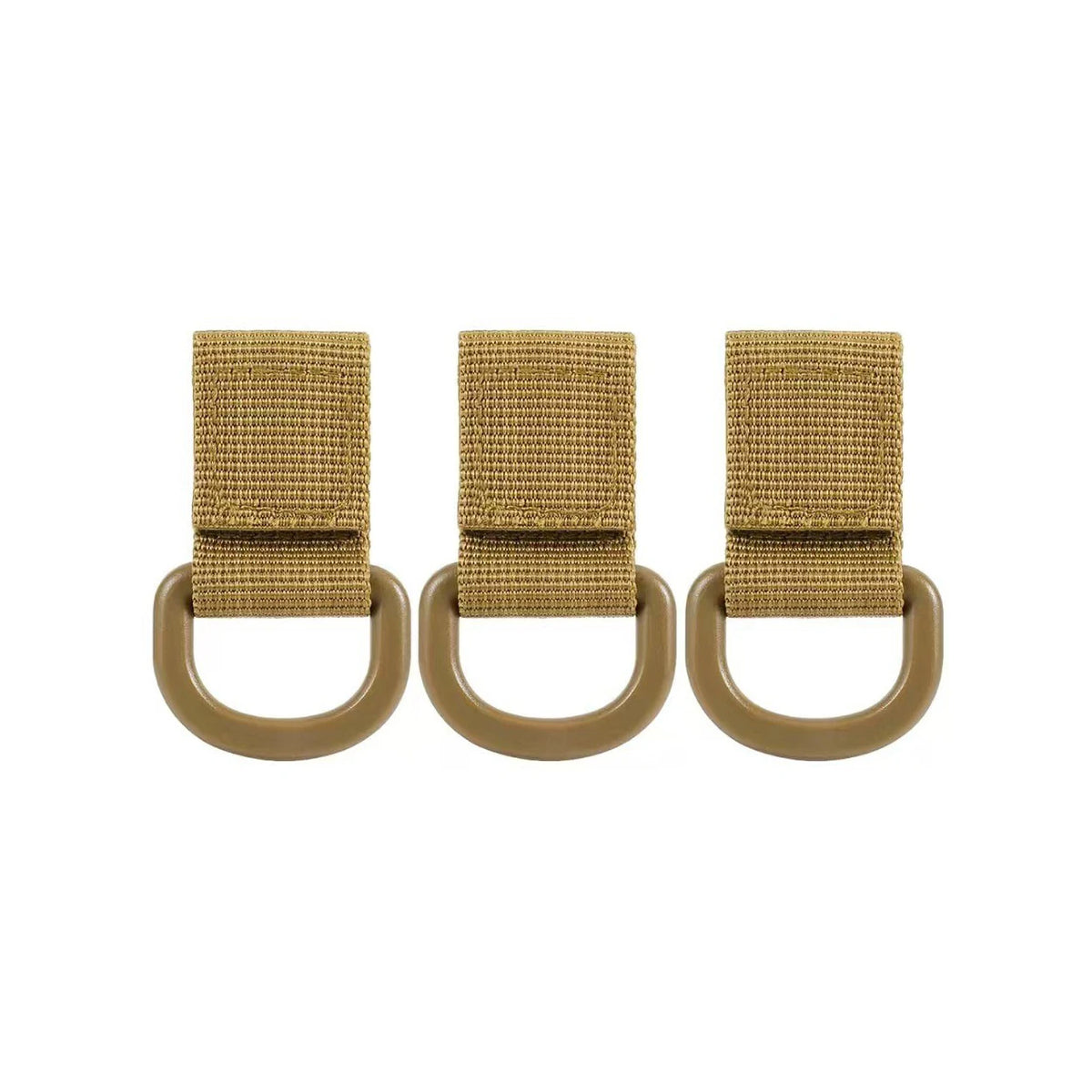 New Tactical Multifunction Nylon Molle Webbing Belt D-Ring Carabiner Magic Tape Hanging Keychain Backpack Hook Molle Buckle