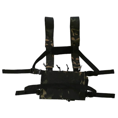 Multicam Black Tactical Camouflage Hunting Combat Crossfit  D3CR Chest Rig Vest For Outdoor Military Paintball Airsoft War Game