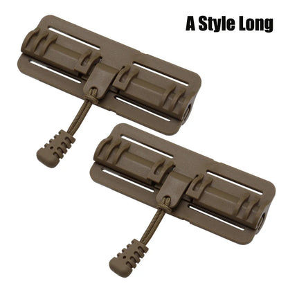 1 Pair Tactical Vest Quick Release Buckle Rapid Open Connector Hunting Vest Cummerbund Shoulder Webbing Connector Accessories
