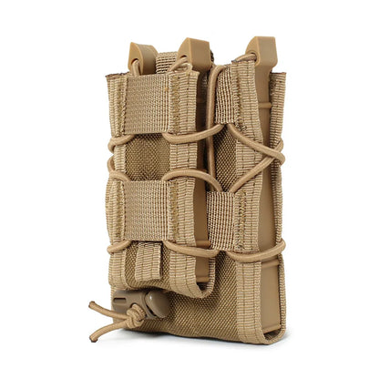 5.56 9mm Magazine Pouch  AK AR M4 AR15 Double Magazine Bag Rifle Pitol Molle Mag Holster Pouch for Hunting CS Paintball