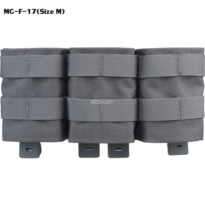 Molle Combat Bag Vest Mag Pouch Pack Fast Cartridges Clip Ammunition Carrier Ammo Holder Tactical Mag 7.62 Triple Magazine Pouch