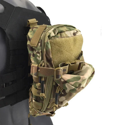 Airsoft Mini Hydration Bag Hydration Backpack Assault Molle Pouch Tactical Outdoor Sport Plate Carrier Water Bags