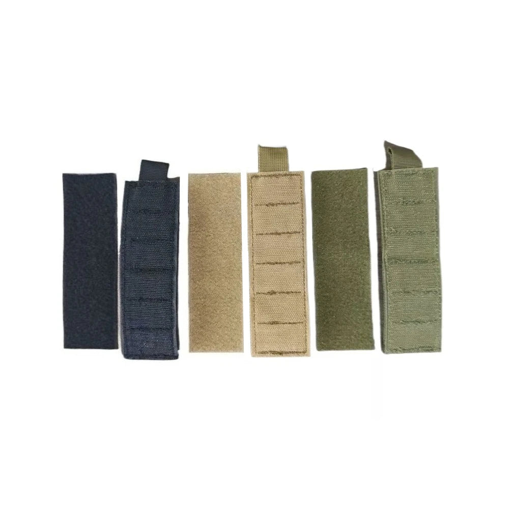 Tactical Hunting 6 Rounds Shell Holder Shotshell Insert Card Strip Hook Loop Adhesive Back For 12 Gauge