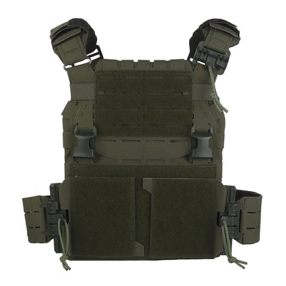 Tactical ARC Plate Carrier V2 Assault Rig Combat Training Protective Vest with Triple Magazine Pouch Quick Release MOLLE System
