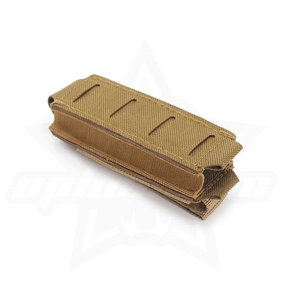 OPHIDIAN Outdoor Molle 9mm Mag Pouch Single Mag Carrier Flashlight Pouch Knife Pocket Hunting Gear