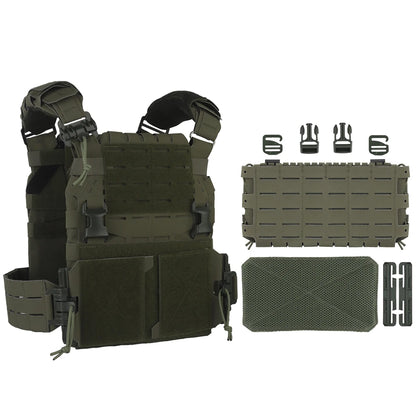 Tactical ARC Plate Carrier V2 Assault Rig Combat Training Protective Vest with Triple Magazine Pouch Quick Release MOLLE System