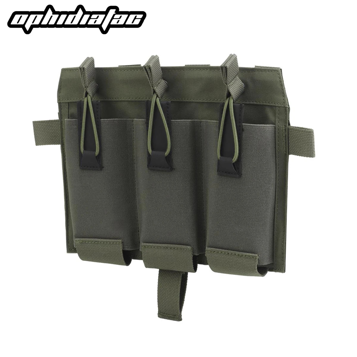 OPHIDIAN Tac 556 Magazine Pouch Molle Hunting Vest SPC JPC Plate Carrier Front Panel Triple M4 Mag Holder Bag Paintball Airsoft