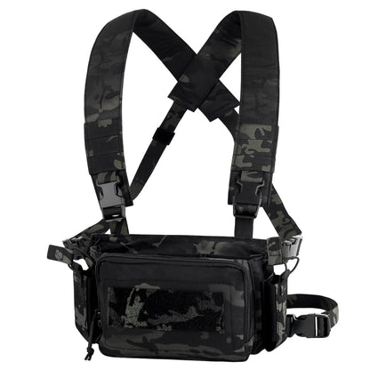 KRYDEX Expandable Flatpack D3 Backpack with Tactical D3CR Chest Rig Rifle AK M4 Magazine Pouch Hiking Hunting Bag Vest
