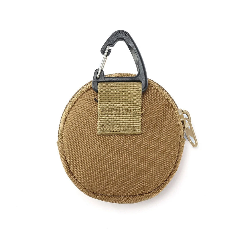 Tactical EDC Key Wallet Pocket Outdoor Sports Earphone Case MOLLE Mini Hanging Bag Usb Cable U-Disk Coin Storage Bag