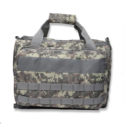 Gun Range Storage Bag Tactical Camping Molle Pouch Outdoor Sport Hunting Accessory Nylon Gun Case Bag Pistol Tool Shoulder Pack
