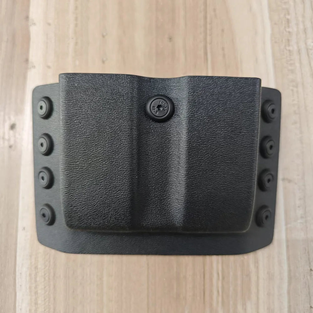 Gunflower Tactical Kydex Double Stack Magazine Holster 9mm 0.4S&W Pistol Mag Pouches Carrier