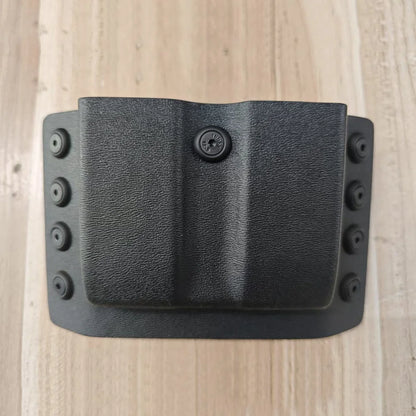 Gunflower Tactical Kydex Double Stack Magazine Holster 9mm 0.4S&W Pistol Mag Pouches Carrier