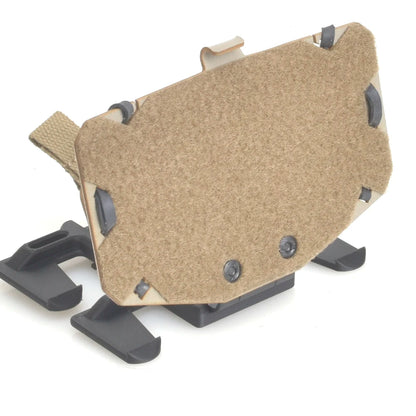 Tactical Vest MOLLE Foldable & Sliding Design Navigation Phone Holder  with Kyd-ex Plate