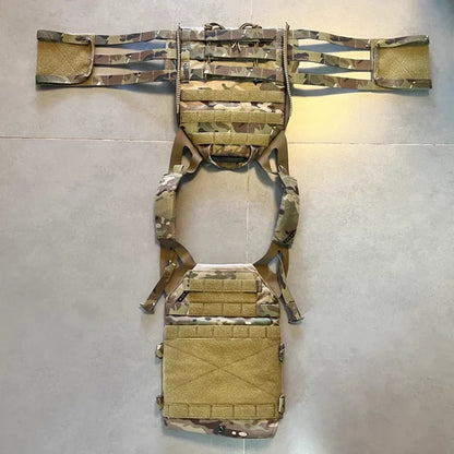 500D Fabric JPC2.0 Outdoor Tactical Vest Lightweight MOLLE Panel Insert Practical Modular Vest
