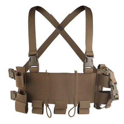 Tactical UG Style Chest Rig DR WG Minimalistic Multi-Mission Plate Carrier MOLLE Hunting Vest for Airsoft Shooting Game Gear