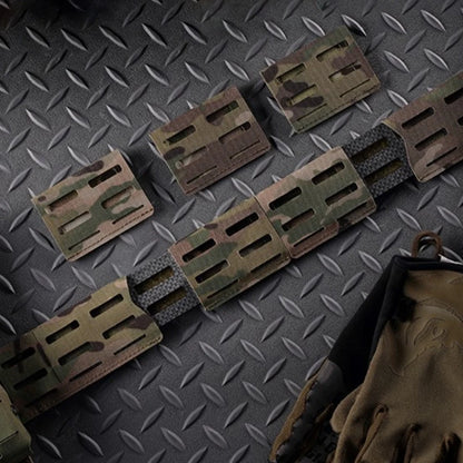 WRC Lightweight Combo Belt MOLLE Matte Attachment (3pcs) Fit Tactical MOLLE Expansion Wilderness Camping Walking