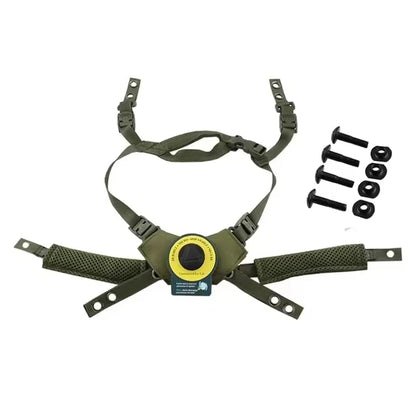 BOOIU Tactical Helmet Hanging System Wendy Suspension Lanyard Chin Strap Airsoft Helmet Accessories for Wendy FAST MICH Helmet