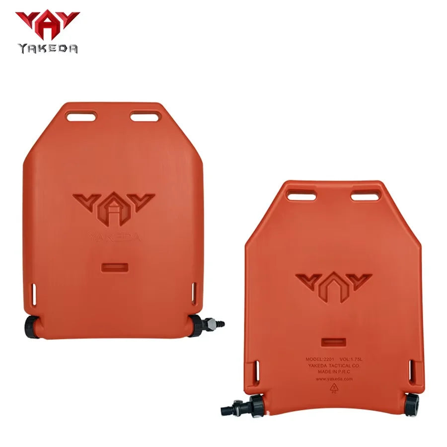 YAKEDA 1.75L Large Capacity Hydration Bladder Insert Board PE Food Grade Odorless Tactical Vest Inner Liner