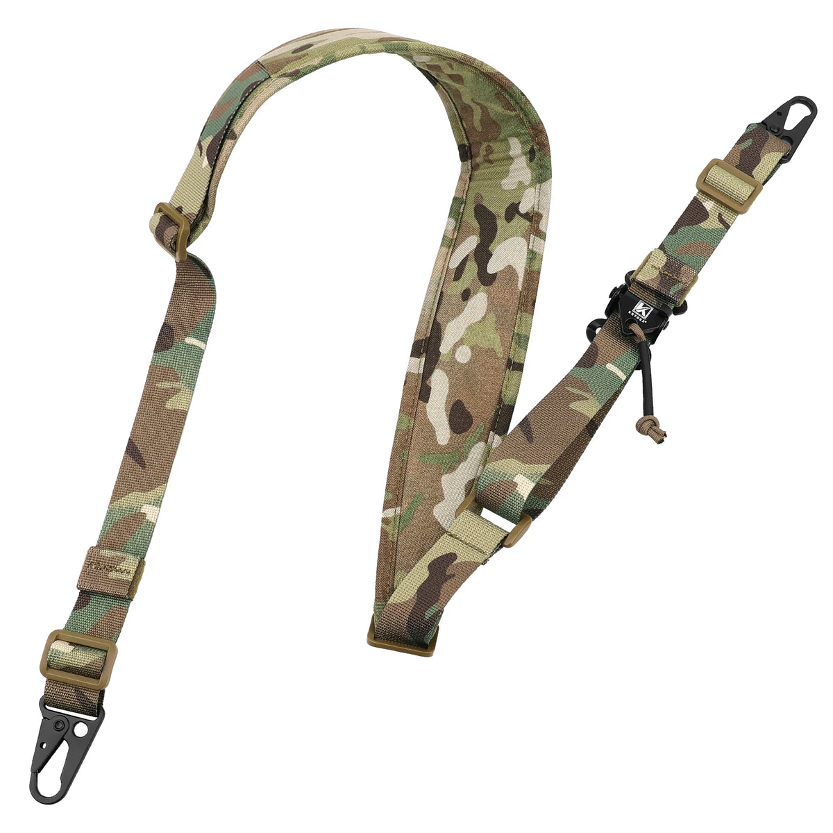 KRYDEX Tactical Modular Sling 2 or 1 Point Shoulder Strap 2.25'' Padded Quick Pull R-ifle Slingster Belt Hunting Accessories