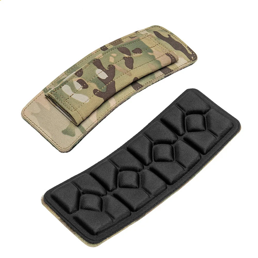 Modular Tactical Shoulder Pads Pressure Relief Cushion Shoulder Strap Breathable Non‑Slip Accessory for Vest Backpack Sling Bag
