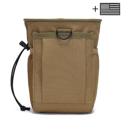 Rock Climbing Chalk Bag - Durable Nylon Waist Bag with Mesh Pocket and Drawstring Closure, Suitable for Outdoor Exploration