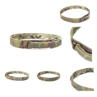 Tactical G Bucle 3.8CM Width Inner Belt with Metal Buckle & Hook and Loop Fastener