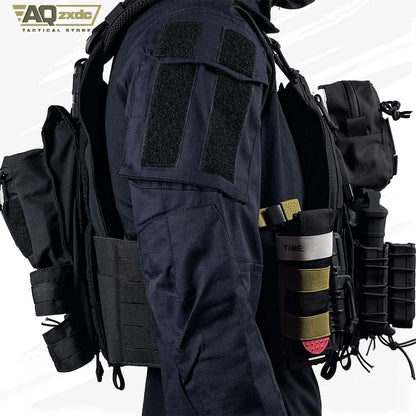 Airsoft Call of Duty 19 Cosplay Night Raid Ghost Tactical Full Set of Equipment, Ghost Tactical Mask Tactical Vest & Hemlet Set