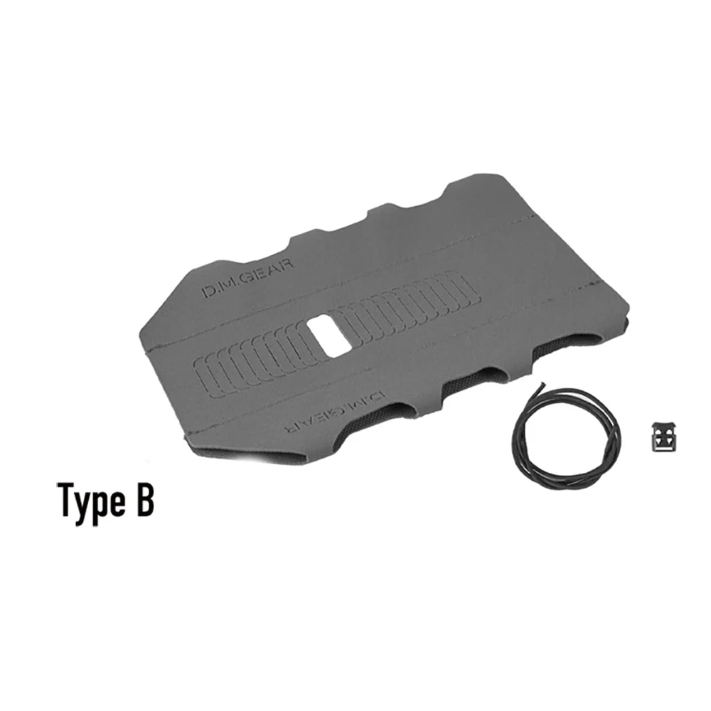 DMGear Tactical Gun Rail Cover Rail Wrap Heavy Heat Shield Gear Wrap Hand Protective Fit Quad/ One Rails 500D Nylon
