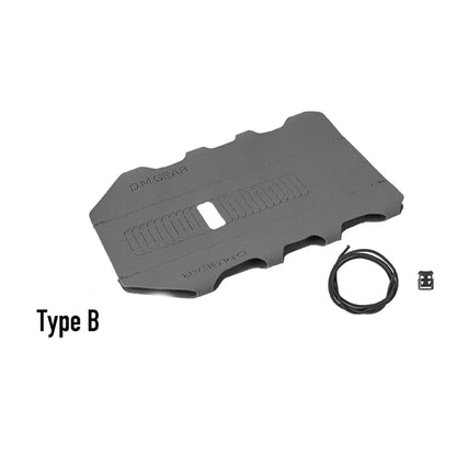 DMGear Tactical Gun Rail Cover Rail Wrap Heavy Heat Shield Gear Wrap Hand Protective Fit Quad/ One Rails 500D Nylon