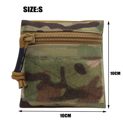 Tactical Micro Candy Pouch Portable Storage Bag Hunting Vest Pouch For MK3 MK4 Chest Rig Vest Airsoft Gear