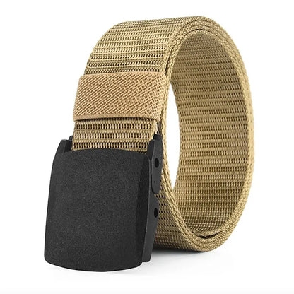 Men's Belt Outdoor Casual Canvas Belt Metal Free Training Nylon Tactical With Pants Jeans Belt Sports Belts For Men Women