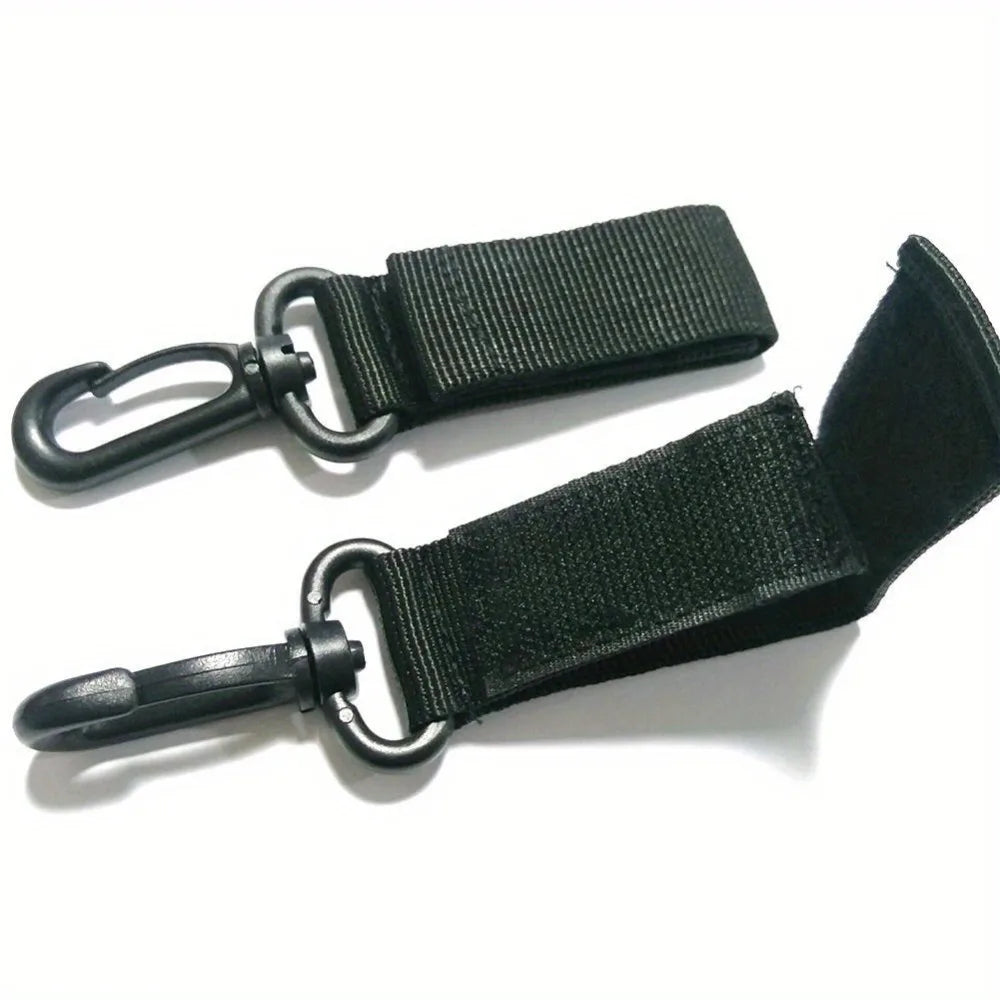 2PCS Climbing Accessory Outdoor Carabiner Strength Tactical Backpack Key Hook Webbing Buckle Hanging System Belt Buckle Hanging