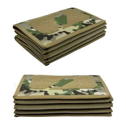 Tactical Patch Display Portable Foldable Portable Patch Board Panel Holder Hook and Loop Storage Booklet Organizer