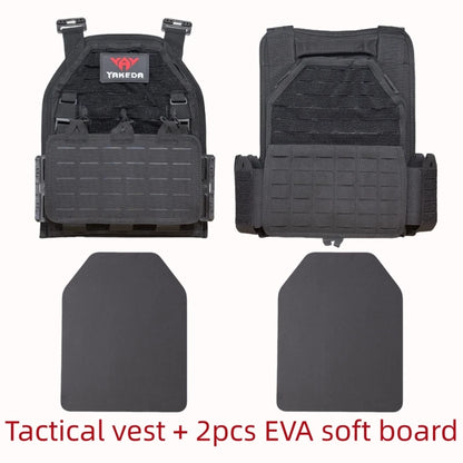 Multicam Camo Tactical Vest Quick Release Molle Modular Protective Vest for Outdoor CS Wargame Hunting yakeda 6094